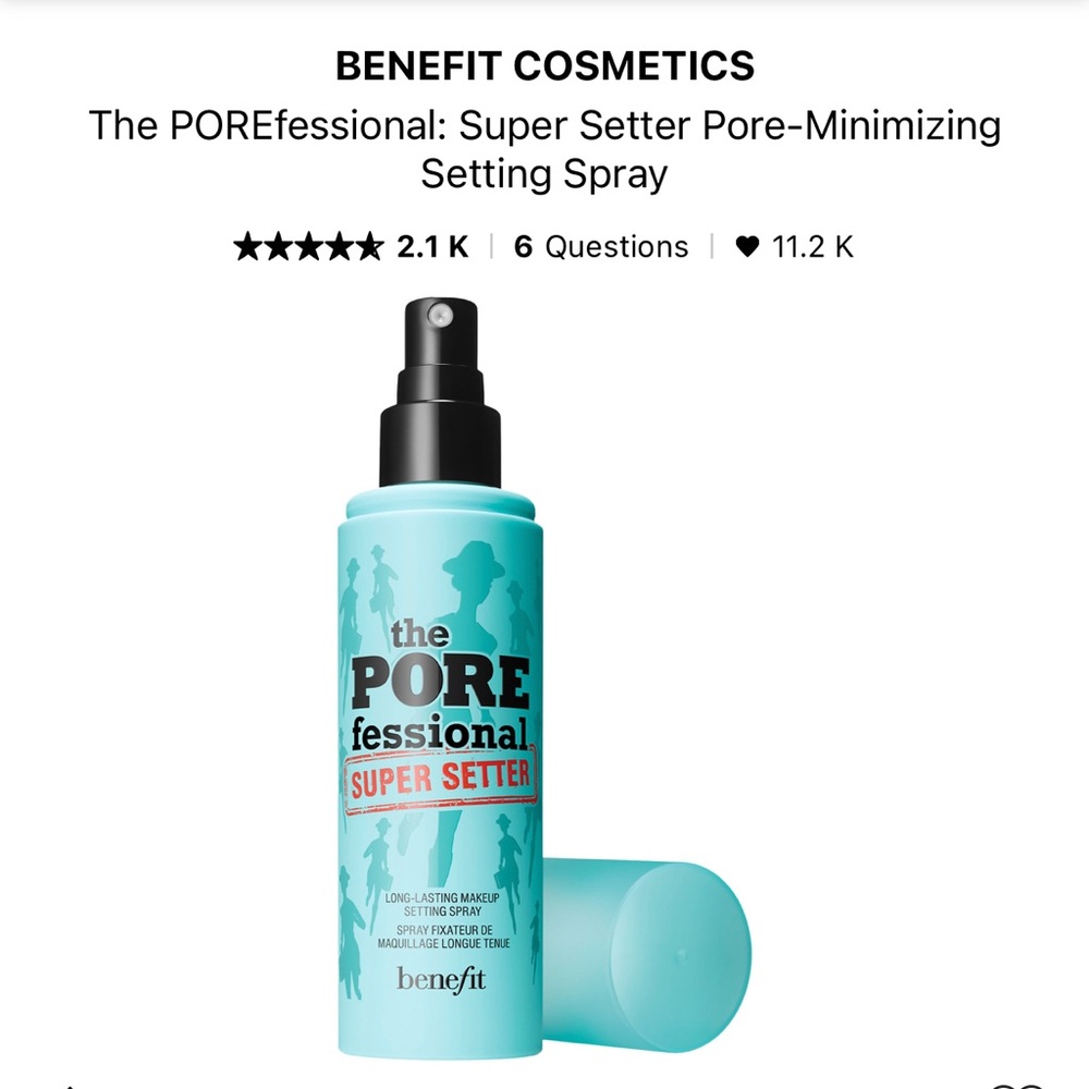 Benefit Cosmetics Pore Professional Setting Spray